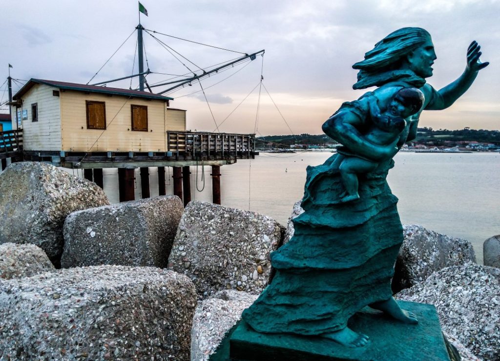 Getullio Roberti. La Tempesta - Monumento ai caduti del mare