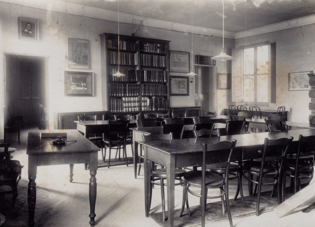 Sala di lettura della Biblioteca Federiciana