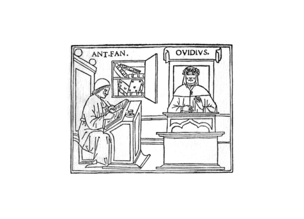 Incipit dell'edizione dei Fasti di Ovidio con commenti di Antonio Costanzi