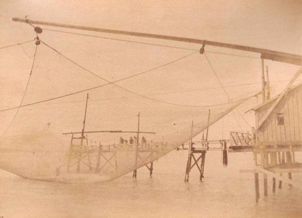 Trabocco all'esterno del porto - Gaetano Baviera