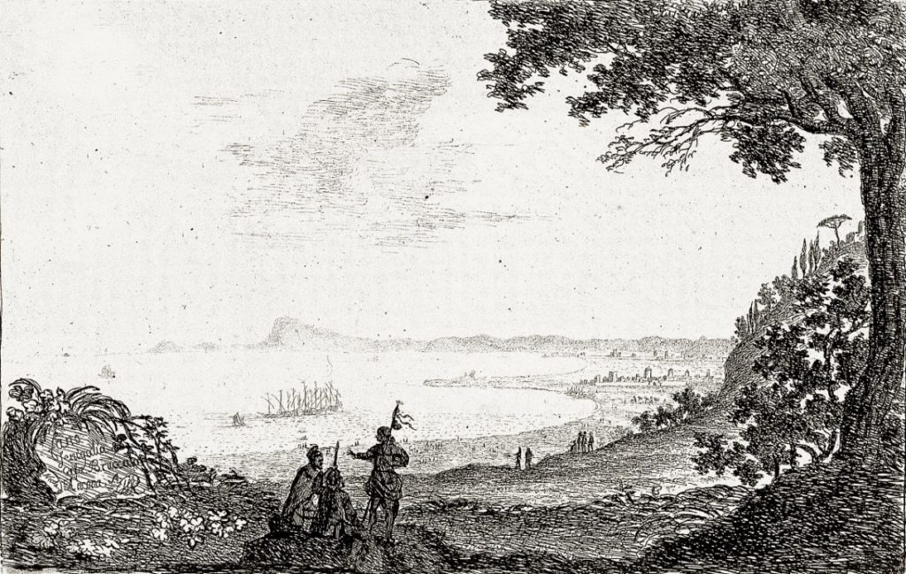 Nicolas Nicole. Veduta di Fano dal colle Ardizio