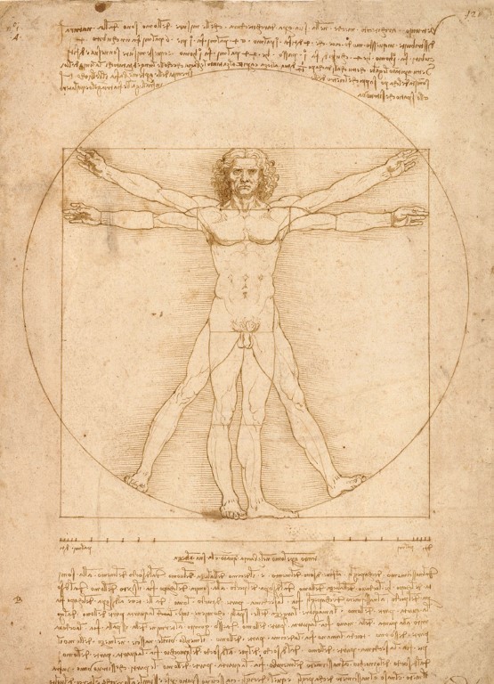 Leonardo Da Vinci. Uomo vitruviano - Wikipedia