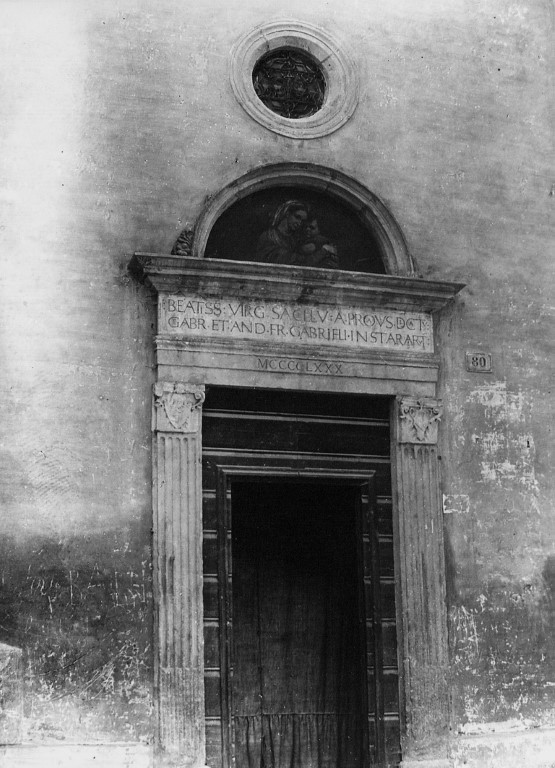 Portale della Chiesa di Santa Maria del Riposo