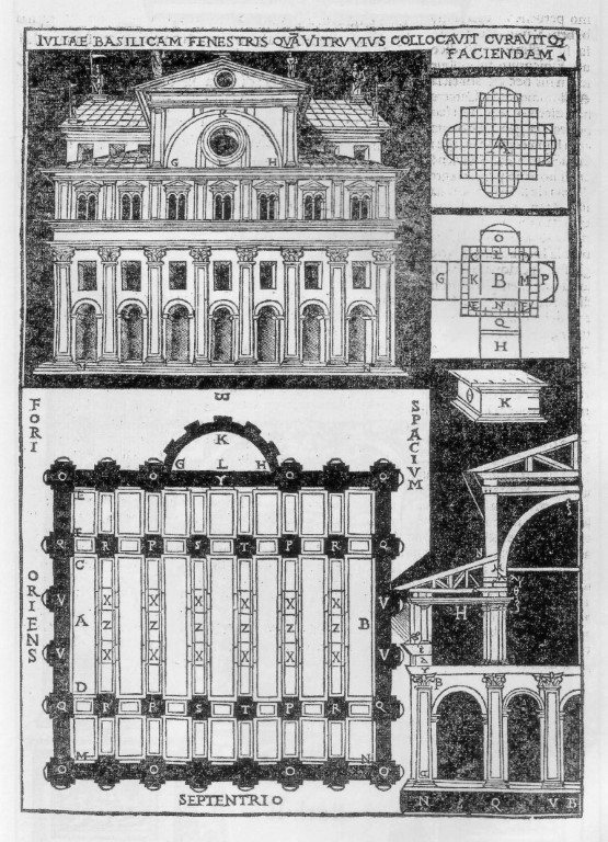 Basilica di Vitruvio - Cesare Cesariano