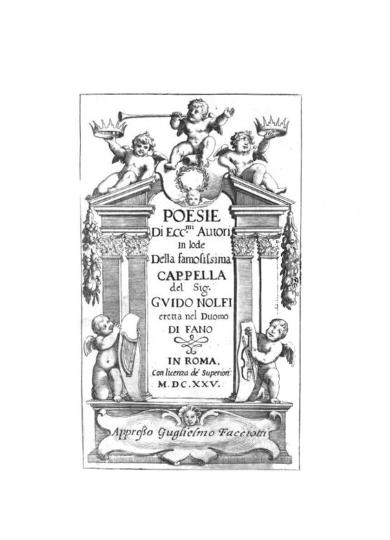 Poesie […] in lode delle famosissima cappella del sig. Guido Nolfi - Google Books